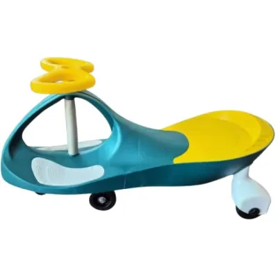 Gravity roller coaster stralucitoare LED roti verde galben