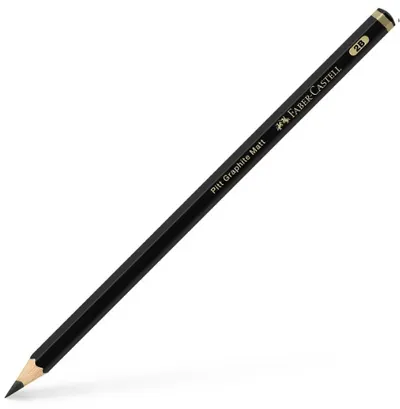 Creion grafit Faber-Castell Pitt - 2B, Mat