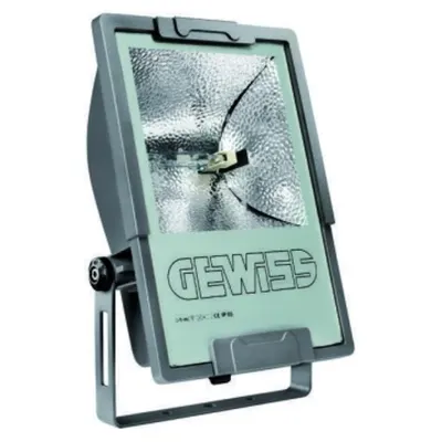 Proiector Mercurio 1 - With Lamp - Symmetrical Optic - 150 W Sd Rx7s 230 V-50 Hz - Ip66 - Class I - Graphite Grey