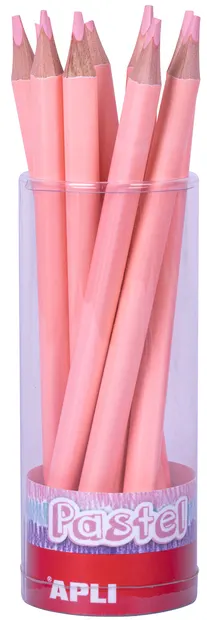 Creion colorat jumbo APLI - Roz