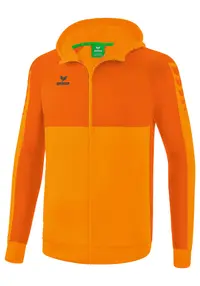 Jachetă Antrenament Erima Six Wings cu Glugă Orange Junior