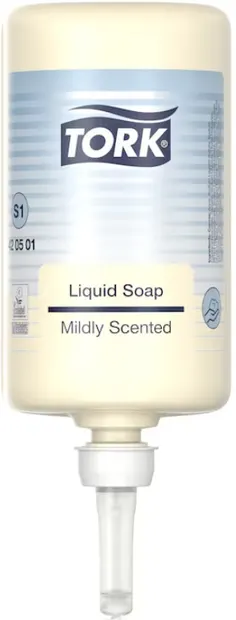 Săpun lichid de mâini Tork - Mild Mini Liquid Soap, S1, 6 x 1 l