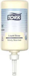 Săpun lichid de mâini Tork - Mild Mini Liquid Soap, S1, 6 x 1 l