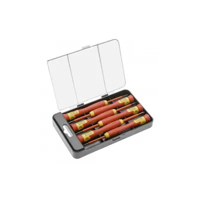 set de surubelnite de precizie izolate cu 6 piese, 1000 V, otel CrMo