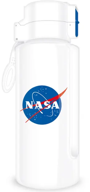 Sticlă pentru apă Ars Una NASA – 475 ml, albă