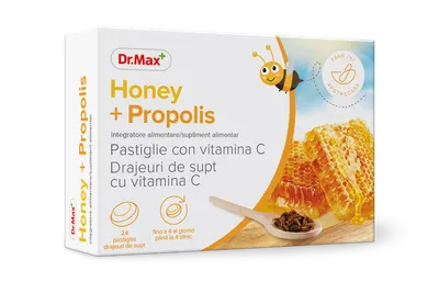 Dr. Max Honey&Propolis, 24 drajeuri