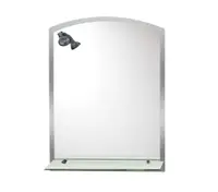 Oglinda baie cu polita si spot RO-8099 50x70 cm
