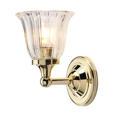 Aplica Austen 1 One Light Wall Light – Polished Brass