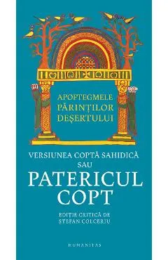 Patericul copt. Apoftegmele Parintilor desertului