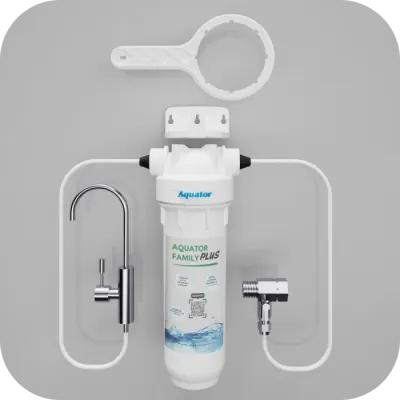 Filtru de apa Aquator Family Plus, 4000-6000 litri, sistem complet cu rezerva inclusa