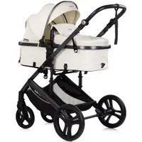 Carucior transformabil 3 in 1 pentru copii Chipolino Amore Cashmere cu suspensii, sezut reversibil, accesorii, greutate suportata 22 kg