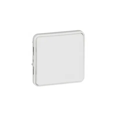 Switch Plexo IP55 antibacterial - 2-way - 10 AX 250 V~- modular - Artic alb