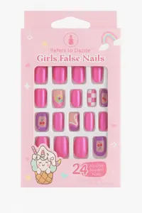 Set 24 Unghii False Model Candy Press On B011