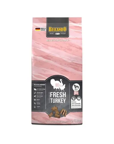 BELCANDO Mastercraft Fresh turkey Hrana uscata pentru caini adulti activi, cu curcan 2,2 kg