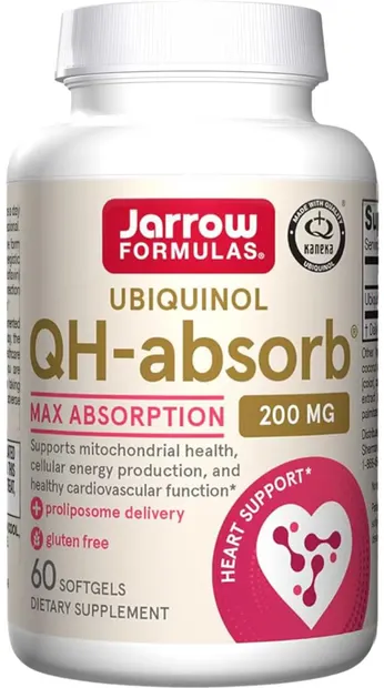 Ubiquinol QH-absorb, 200 mg, 60 capsule, Jarrow Formulas