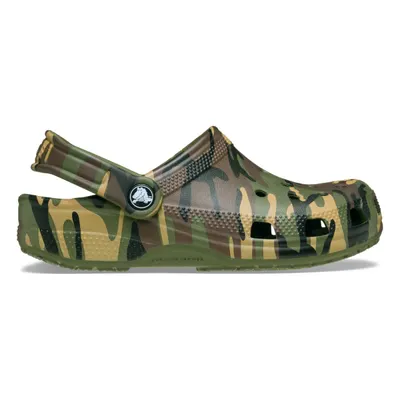 Saboti Crocs Classic Camouflage Clog K Verde - Army Green/Multi