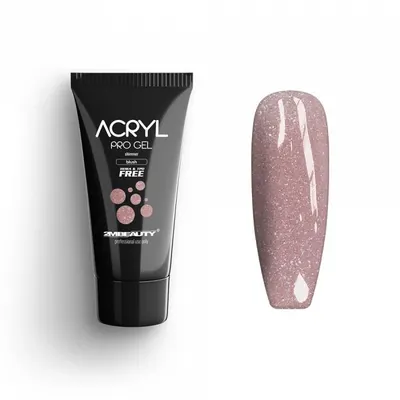 Acryl Pro Gel 2M Hema Free Shimmer Blush - 15g