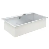 Chiuveta de bucatarie Grohe K800 31584SD1, montare in/pe blat, 84.6 x 51 cm, 1 cuva, evacuare automata, Inox satinat
