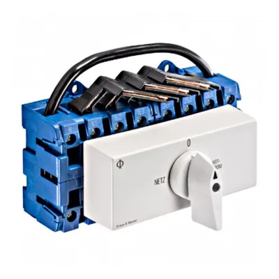 Switch Netz-0-Not, DIN-rail mounting mounting, 4-pole 40A