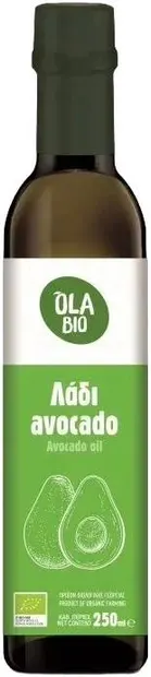 Ulei bio de avocado, presat la rece, 250 ml, Ola Bio