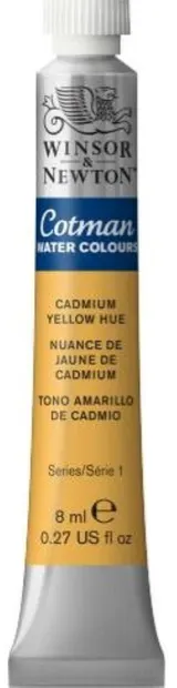 Vopsea de acuarelă Winsor & Newton Cotman - Galben de cadmiu, 8 ml
