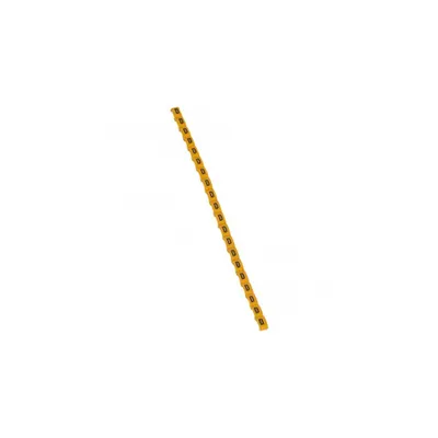 Eticheta Duplix - negru capital letter on yellow backgrotund - ''D''