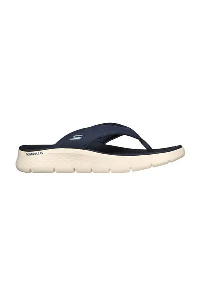 Papuci flip-flop cu detalii cu logo Go Walk Flex Vallejo - Bleumarin