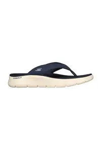 Papuci flip-flop cu detalii cu logo Go Walk Flex Vallejo - Bleumarin