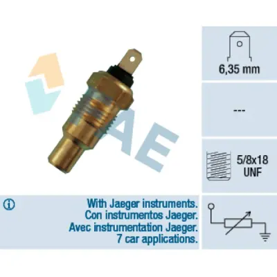 Senzor temperatura lichid racire FAE 31400