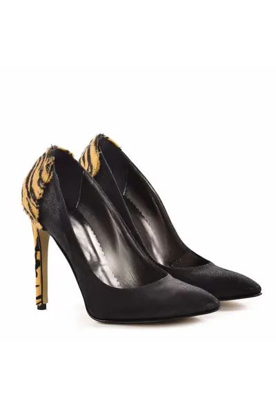 Pantofi Stiletto cu toc Carolina Pony