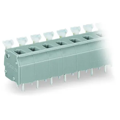 PCB terminal block; push-button; 2.5 mm²; Pin spacing 7.5/7.62 mm; 24-pole; CAGE CLAMP®; commoning option; 2,50 mm²; gray