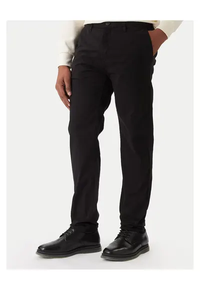 Pantaloni barbati negru - din bumbac