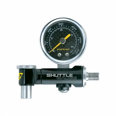 Manometru analogic multifunctional Topeak Shuttle TSUTG-02, Negru