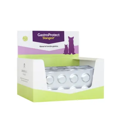 Supliment pentru caini pisici GastroProtect Stangest 10 tab folie
