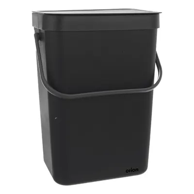 Coș de gunoi negru din plastic 10 l – Orion