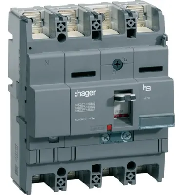 Disjunctor general x250, HAGER HNB251H, 4P 40kA 250A TM