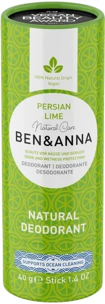 Ben &amp; Anna Cremă deodoranta naturală Persian Lime, 40 g