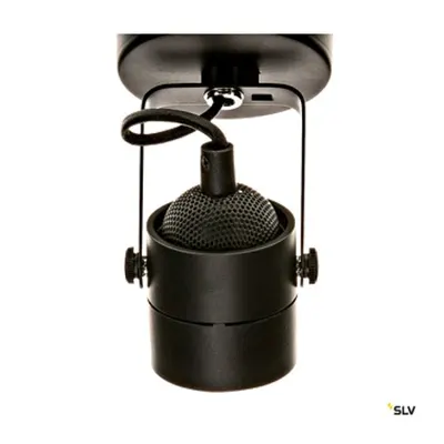 SPOT 79 GU10, negru, cu capac