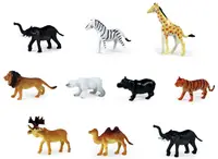 Set de figurine Rappa - Animale sălbatice III, 10 buc. , 5 cm