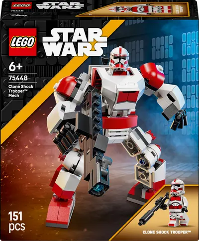 Constructor LEGO Star Wars - Soldat clon - Robot de șoc (75448)