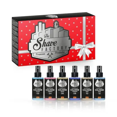 Set Cadou Premium - SHAVE FACTORY - 6x After Shave 50 ml - red