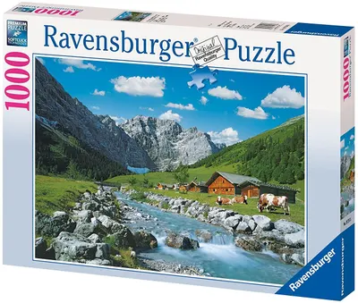 Puzzle Ravensburger de 1000 piese - Muntii din Austria