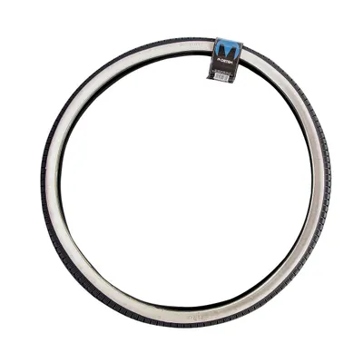 Anvelopa bicicleta 28x1.75", ETRTO 47-622, model M-1400, protectie perforare 1mm, negru/alb, profil Street