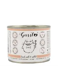 GUSSTO Cat Fresh Calf & Rabbit hrana superpremium pisici 12x200 g iepure si vitel
