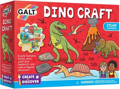 Trusa educațională Galt - Creați și învățați în lumea dinozaurilor