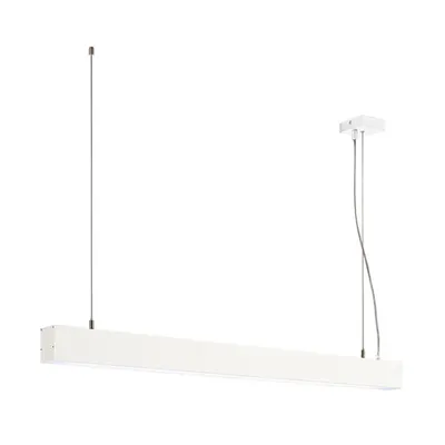 Lampa suspendata, lustra GLENOS pandantiv, alb mat alb, 1m, 52W, 4000K