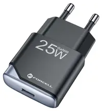 Încărcător Forcell - F-Energy B125101-E, 25W, GaN III, negru