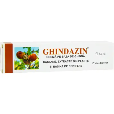 Crema pe Baza de Ghinda si Conifere Ghindazin 50ml