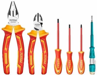 Set de scule izolate VDE TOTAL - Industrial, 6 piese