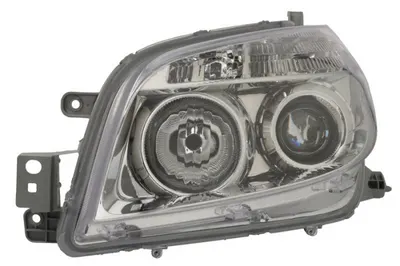 Far Stanga (H11 HB3, electric, manual, fara motoras, culoare insert: argintiu, culoare semnalizator: alb) potrivit DAIHATSU TERIOS